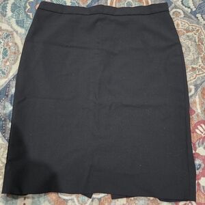 J. Crew 365 Black Italian Wool Pencil Skirt Size 10